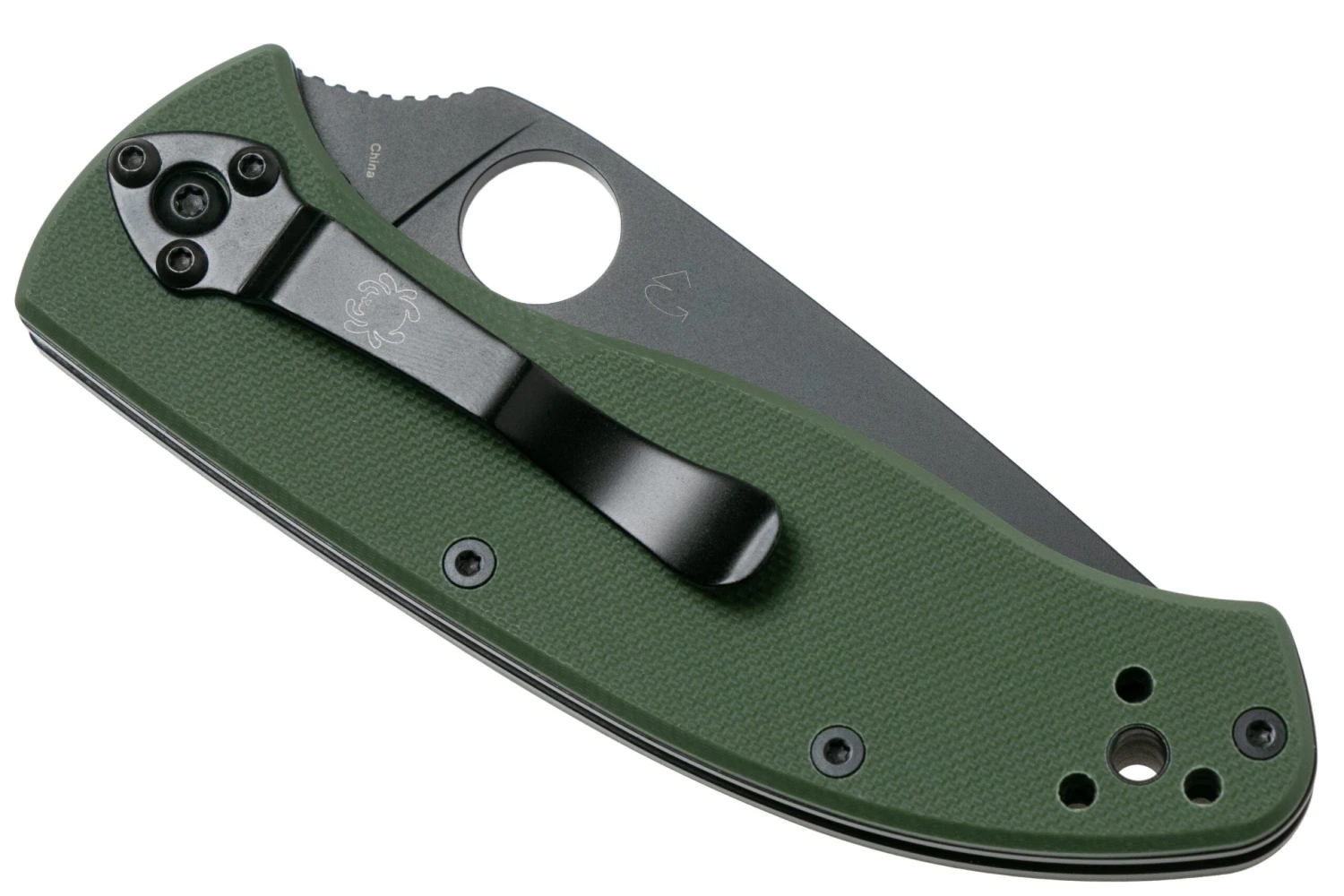 Spyderco Tenacious Green Black C122GPBGR Couteau De Poche 6 Spyderco Tenacious Green Black C122GPBGR Couteau De Poche – Image 4