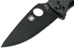 Spyderco Tenacious Lightweight Black C122PBBK FRN Couteau De Poche -Spyder Couteau Magasin SPC122PBBK 03 spyderco