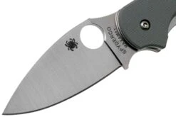 Spyderco Sage 1 C123GPGY Cool Grey G10, Maxamet Couteau De Poche 11 Spyderco Sage 1 C123GPGY Cool Grey G10, Maxamet Couteau De Poche -Spyder Couteau Magasin SPC123GPGY 03 spyderco