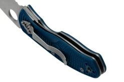 Spyderco Persistence Lightweight S35VN Blue C136PSBL FRN Couteau De Poche Partiellement Dentelé 11 Spyderco Persistence Lightweight S35VN Blue C136PSBL FRN Couteau De Poche Partiellement Dentelé -Spyder Couteau Magasin SPC136PSBL 04 spyderco