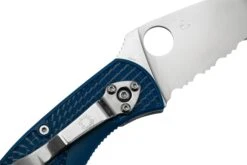 Spyderco Persistence Lightweight S35VN Blue C136PSBL FRN Couteau De Poche Partiellement Dentelé 12 Spyderco Persistence Lightweight S35VN Blue C136PSBL FRN Couteau De Poche Partiellement Dentelé -Spyder Couteau Magasin SPC136PSBL 05 spyderco