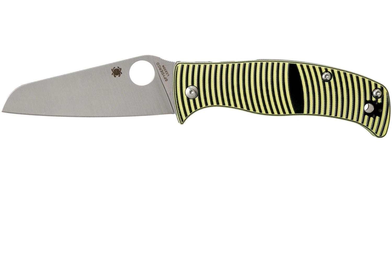 Spyderco Caribbean C217GPSF Sheepfoot Couteau De Poche, Sal Glesser Design 3 Spyderco Caribbean C217GPSF Sheepfoot Couteau De Poche, Sal Glesser Design