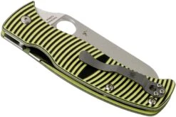 Spyderco Caribbean C217GPSF Sheepfoot Couteau De Poche, Sal Glesser Design 13 Spyderco Caribbean C217GPSF Sheepfoot Couteau De Poche, Sal Glesser Design -Spyder Couteau Magasin SPC217GPSF 04 spyderco