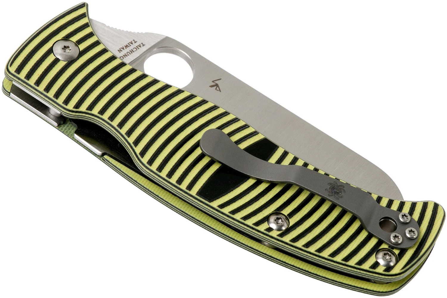 Spyderco Caribbean C217GPSF Sheepfoot Couteau De Poche, Sal Glesser Design 6 Spyderco Caribbean C217GPSF Sheepfoot Couteau De Poche, Sal Glesser Design â Image 4