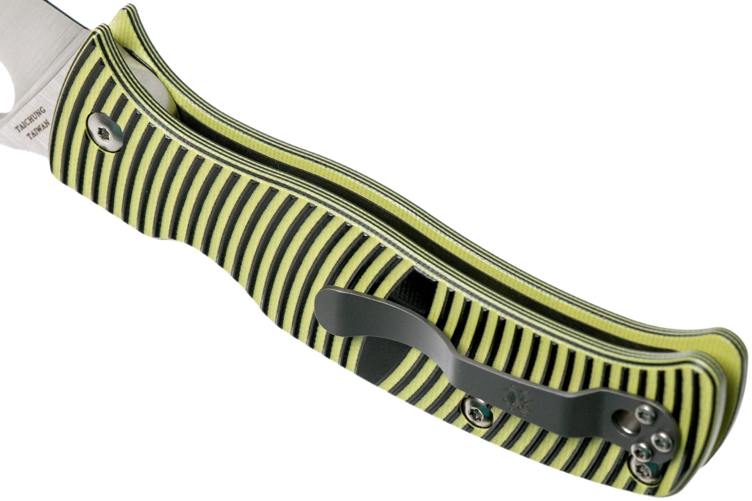 Spyderco Caribbean C217GPSF Sheepfoot Couteau De Poche, Sal Glesser Design 7 Spyderco Caribbean C217GPSF Sheepfoot Couteau De Poche, Sal Glesser Design â Image 5