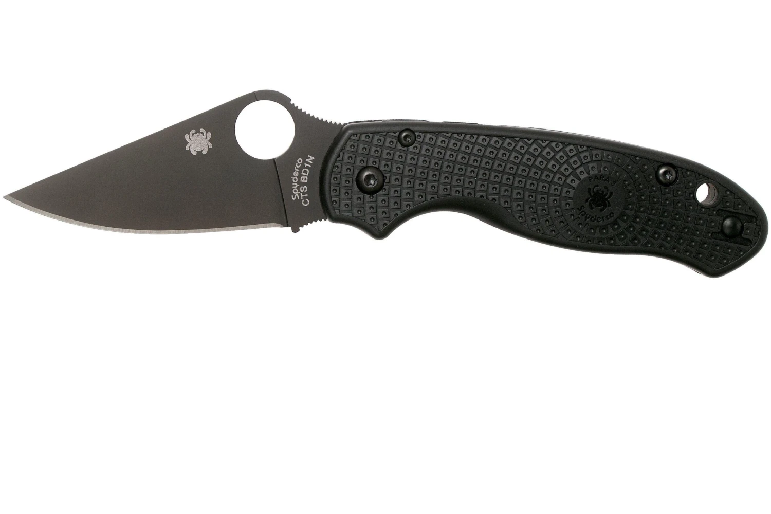 Spyderco Para 3 Lightweight Black C223PBBK FRN CTS-BD1N Couteau De Poche 3 Spyderco Para 3 Lightweight Black C223PBBK FRN CTS-BD1N Couteau De Poche