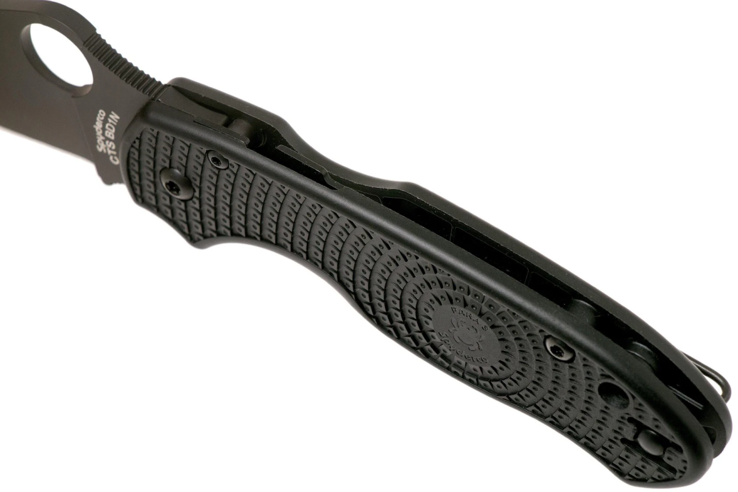 Spyderco Para 3 Lightweight Black C223PBBK FRN CTS-BD1N Couteau De Poche 9 Spyderco Para 3 Lightweight Black C223PBBK FRN CTS-BD1N Couteau De Poche – Image 7