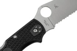 Spyderco Stretch 2 XL C258PSBK Couteau De Poche Partiellement Dentelé -Spyder Couteau Magasin SPC258PSBK 05 spyderco