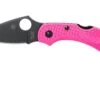 Spyderco C28FPPNS30VBK2 Dragonfly 2 Pink Heals Lightweight Pink Black Blade -Spyder Couteau Magasin SPC28FPPNS30VBK2 01 spyderco