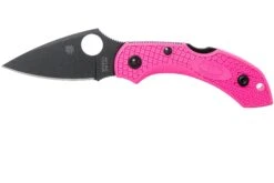 Spyderco C28FPPNS30VBK2 Dragonfly 2 Pink Heals Lightweight Pink Black Blade