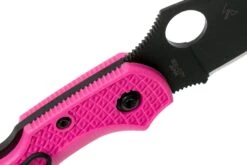 Spyderco C28FPPNS30VBK2 Dragonfly 2 Pink Heals Lightweight Pink Black Blade -Spyder Couteau Magasin SPC28FPPNS30VBK2 06 spyderco