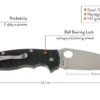 Spyderco Manix 2 XL C95GP2 Couteau De Poche -Spyder Couteau Magasin SPC95GP2 01 spyderco manix 2 spc95g2 d1