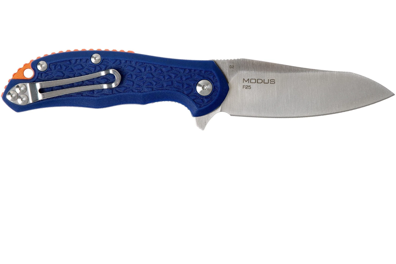 Steel Will Modus F25-13 Blue FRN, D2 Blade, Couteau De Poche 4 Steel Will Modus F25-13 Blue FRN, D2 Blade, Couteau De Poche – Image 2