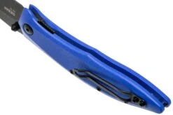 Steel Will Gienah F53-23 Blue, Blackwashed Couteau De Poche -Spyder Couteau Magasin SWK F53 23 05 steel will knives