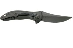 WE Knife Mini Synergy 2011DCF-A Shredded Carbonfiber Couteau De Poche, Jim O'Young Design -Spyder Couteau Magasin WK2011CF A 02 we knife