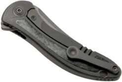 WE Knife Mini Synergy 2011DCF-A Shredded Carbonfiber Couteau De Poche, Jim O'Young Design -Spyder Couteau Magasin WK2011CF A 04 we knife