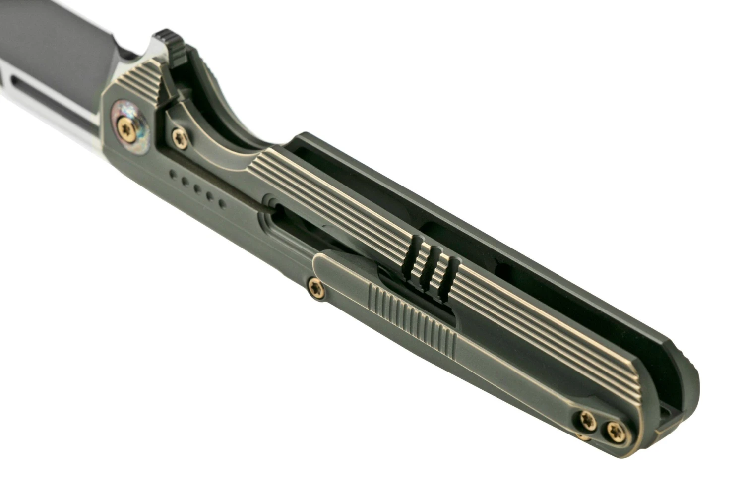 WE Knife Reiver Limited Edition WE16020-5, Bronze Black Titanium, Couteau De Poche 9 WE Knife Reiver Limited Edition WE16020-5, Bronze Black Titanium, Couteau De Poche – Image 7