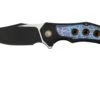 WE Knife Magnetron Black Titanium Flamed Titanium, Black Stonewashed CPM 20CV WE18058-4 Couteau De Poche 2 WE Knife Magnetron Black Titanium Flamed Titanium, Black Stonewashed CPM 20CV WE18058-4 Couteau De Poche -Spyder Couteau Magasin WKWE18058 4 01 weknife