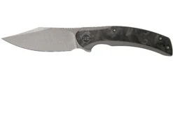 WE Knife Snick WE19022F-2 Stonewashed, Marble Carbonfiber Couteau De Poche