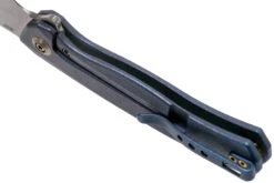 WE Knife Seer WE20015-2 Hand Rubbed, Blue Titanium Limited Edition Couteau De Poche -Spyder Couteau Magasin WKWE20015 2 05 we knife