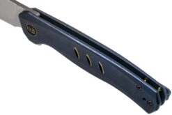 WE Knife Seer WE20015-2 Hand Rubbed, Blue Titanium Limited Edition Couteau De Poche -Spyder Couteau Magasin WKWE20015 2 07 we knife