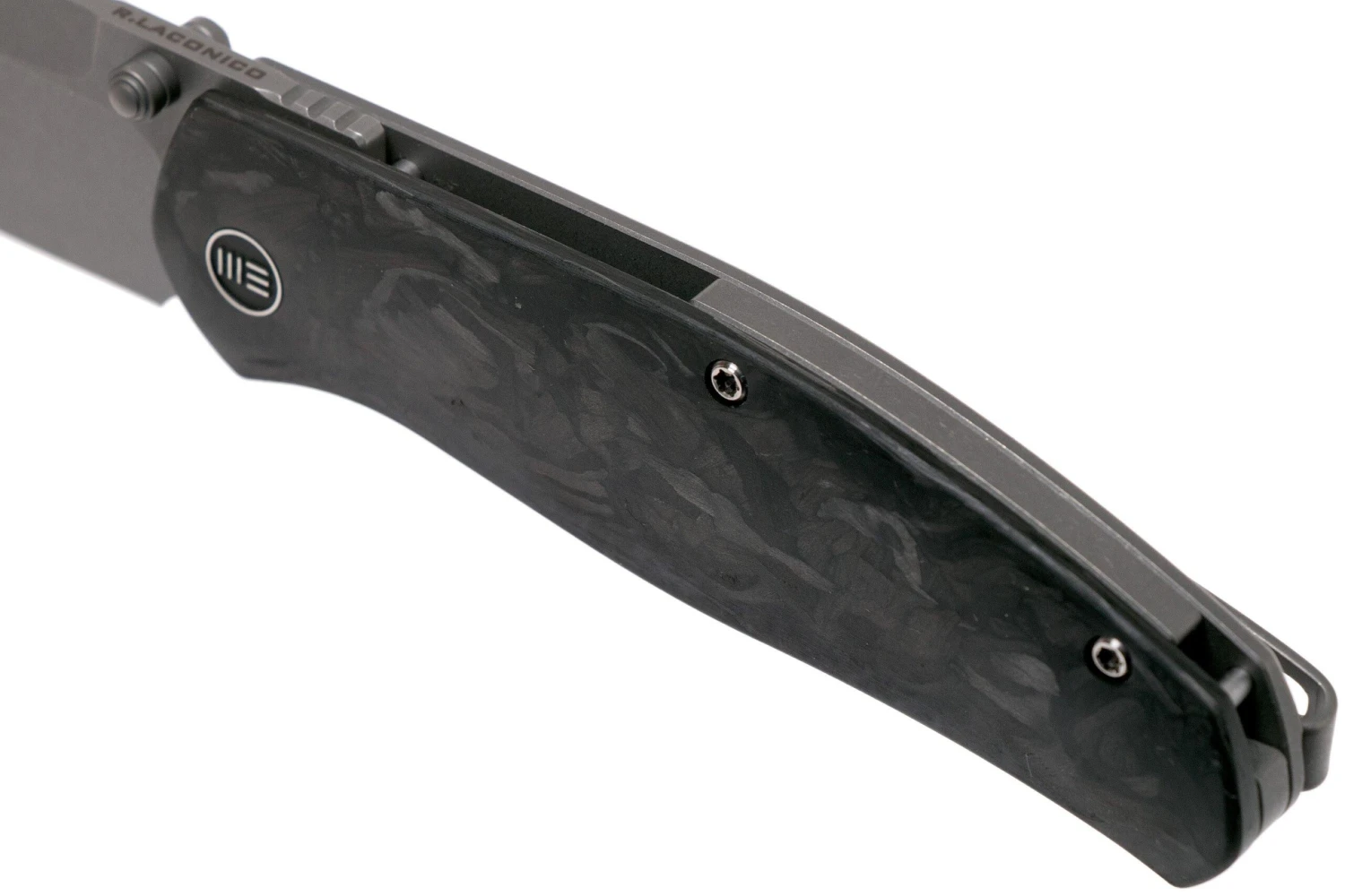 WE Knife Esprit 20025A-A Stonewashed, Marble Carbonfiber Couteau De Poche, Ray Laconico Design 9 WE Knife Esprit 20025A-A Stonewashed, Marble Carbonfiber Couteau De Poche, Ray Laconico Design â Image 7