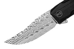 WE Knife Shuddan WE21015-DS1, Black Titanium, Hakkapella Damasteel Couteau De Poche -Spyder Couteau Magasin WKWE21015 DS1 03 weknife