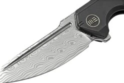 WE Knife Starhawk 21017-DS1 Damasteel Black Titanium, Couteau De Poche -Spyder Couteau Magasin WKWE21017 DS1 03 we