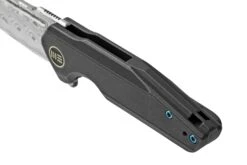 WE Knife Starhawk 21017-DS1 Damasteel Black Titanium, Couteau De Poche -Spyder Couteau Magasin WKWE21017 DS1 04 we