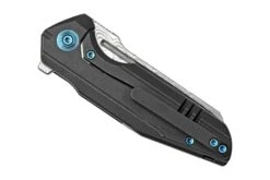 WE Knife Starhawk 21017-DS1 Damasteel Black Titanium, Couteau De Poche -Spyder Couteau Magasin WKWE21017 DS1 06 we