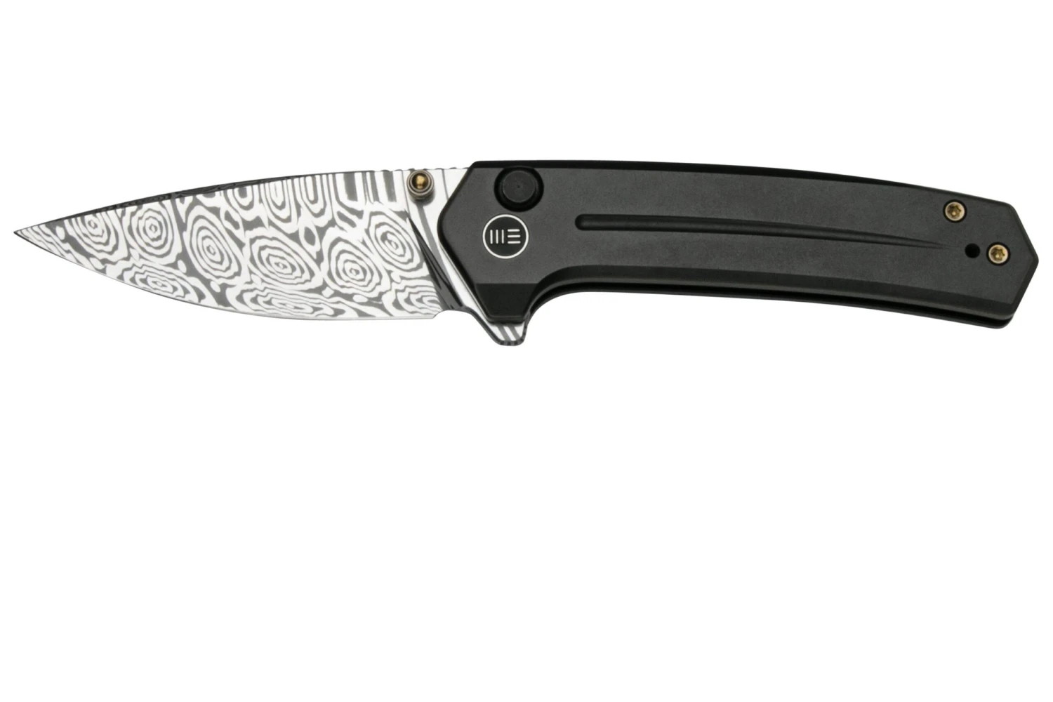 WE Knife Culex WE21026B-DS1, Bronze & Black Titanium, Damasteel Couteau De Poche 3 WE Knife Culex WE21026B-DS1, Bronze & Black Titanium, Damasteel Couteau De Poche