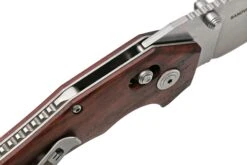 Willumsen Red E, RE21SRW Stonewashed, Rosewood Couteau De Poche -Spyder Couteau Magasin WNRE21SRW 06 willumsen