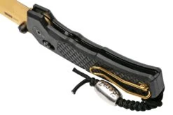 Willumsen Zero7, Z722BNG Black & Gold Couteau De Poche -Spyder Couteau Magasin WNZ722BNG 05 willumsen