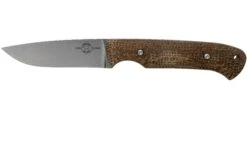 White River Knives Hunter Natural Burlap Micarta Couteau De Chasse, Owen Baker Jr. Design