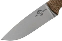 White River Knives Hunter Natural Burlap Micarta Couteau De Chasse, Owen Baker Jr. Design -Spyder Couteau Magasin WRHNT BNA 03 white river knives