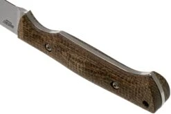 White River Knives Hunter Natural Burlap Micarta Couteau De Chasse, Owen Baker Jr. Design -Spyder Couteau Magasin WRHNT BNA 04 white river knives