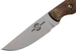 White River Knives Small Game Knife Natural Burlap Micarta Couteau De Chasse, Owen Baker Jr. Design -Spyder Couteau Magasin WRSG BNA 03 white river knives v201808